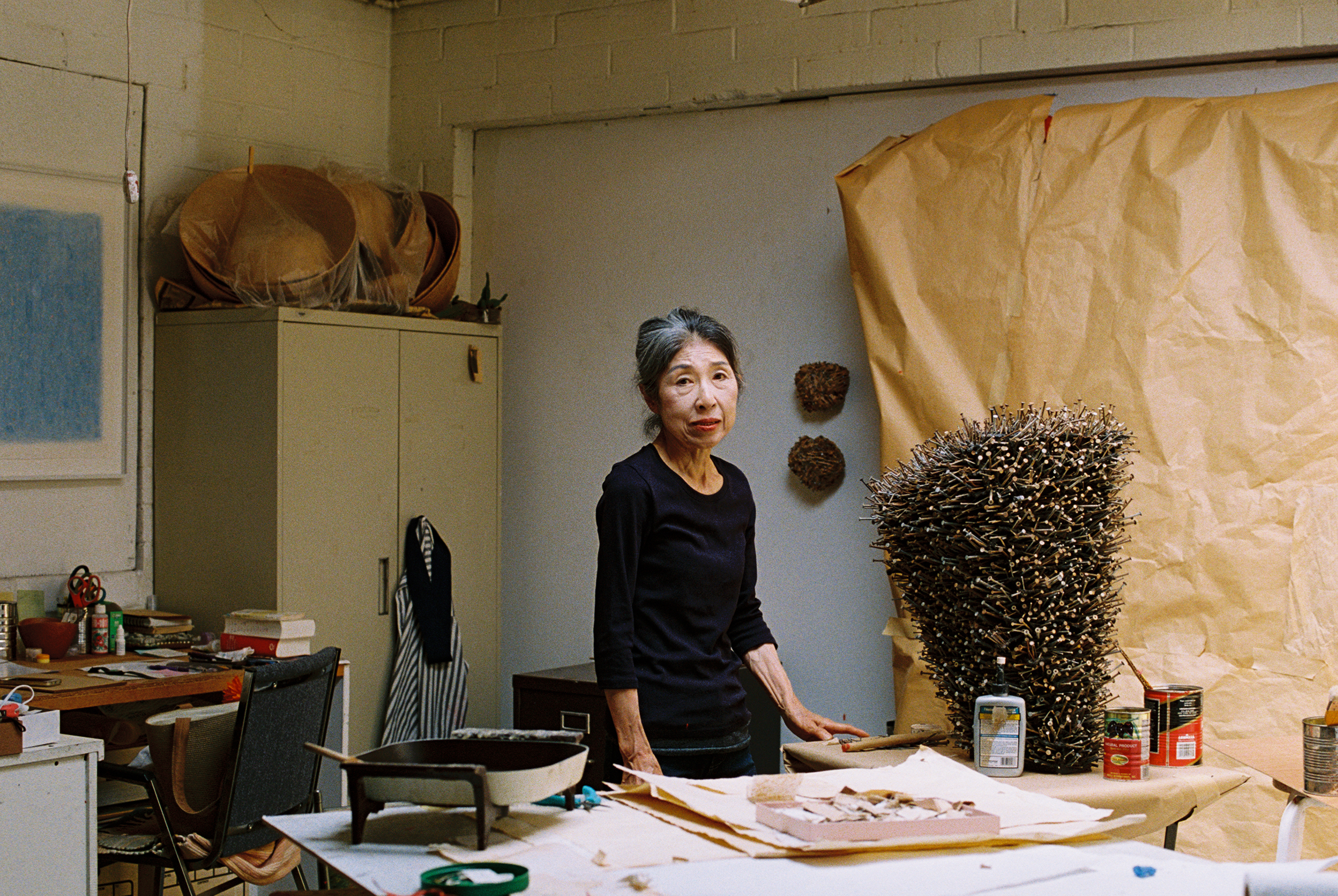Echiko Ohira in her studio