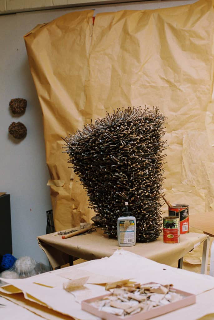 Echiko Ohira in her studio. Photo: Symrin Chawla