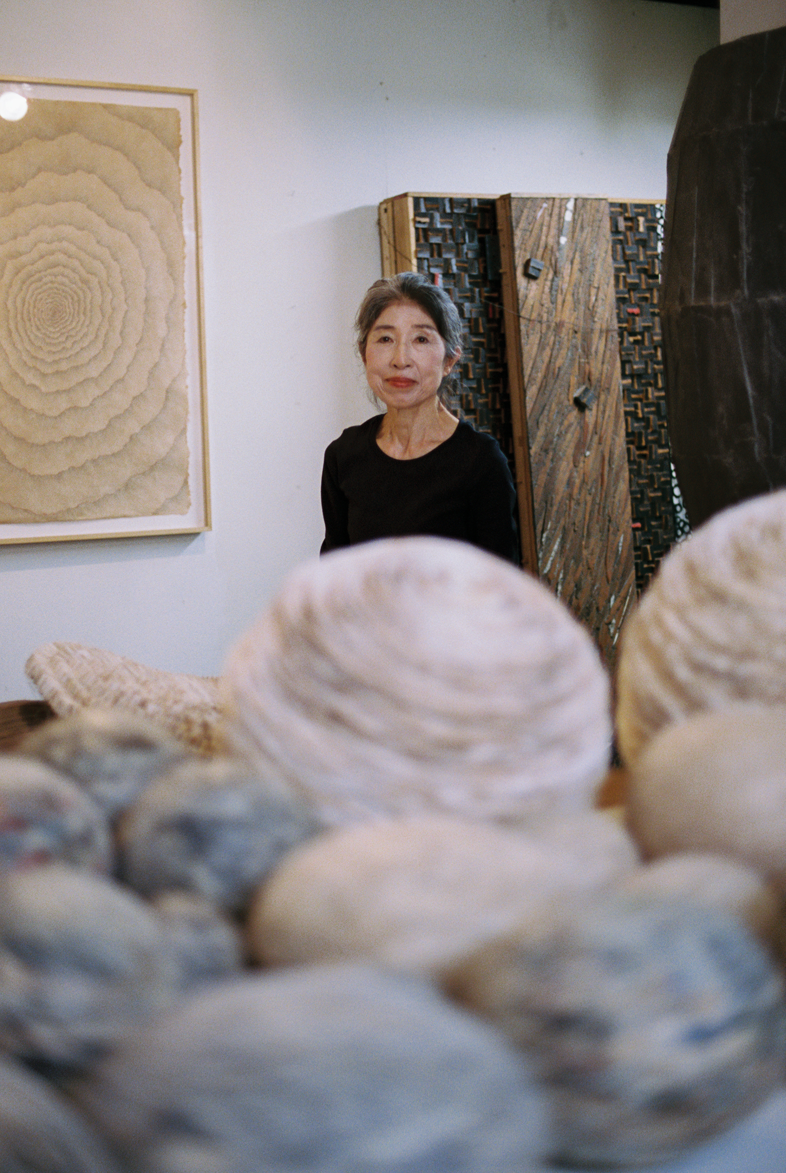 Echiko Ohira in her studio. Photo: Symrin Chawla
