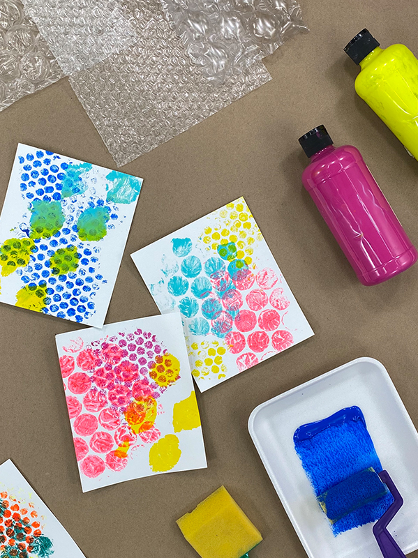 Craft at Home - Print with Bubbles