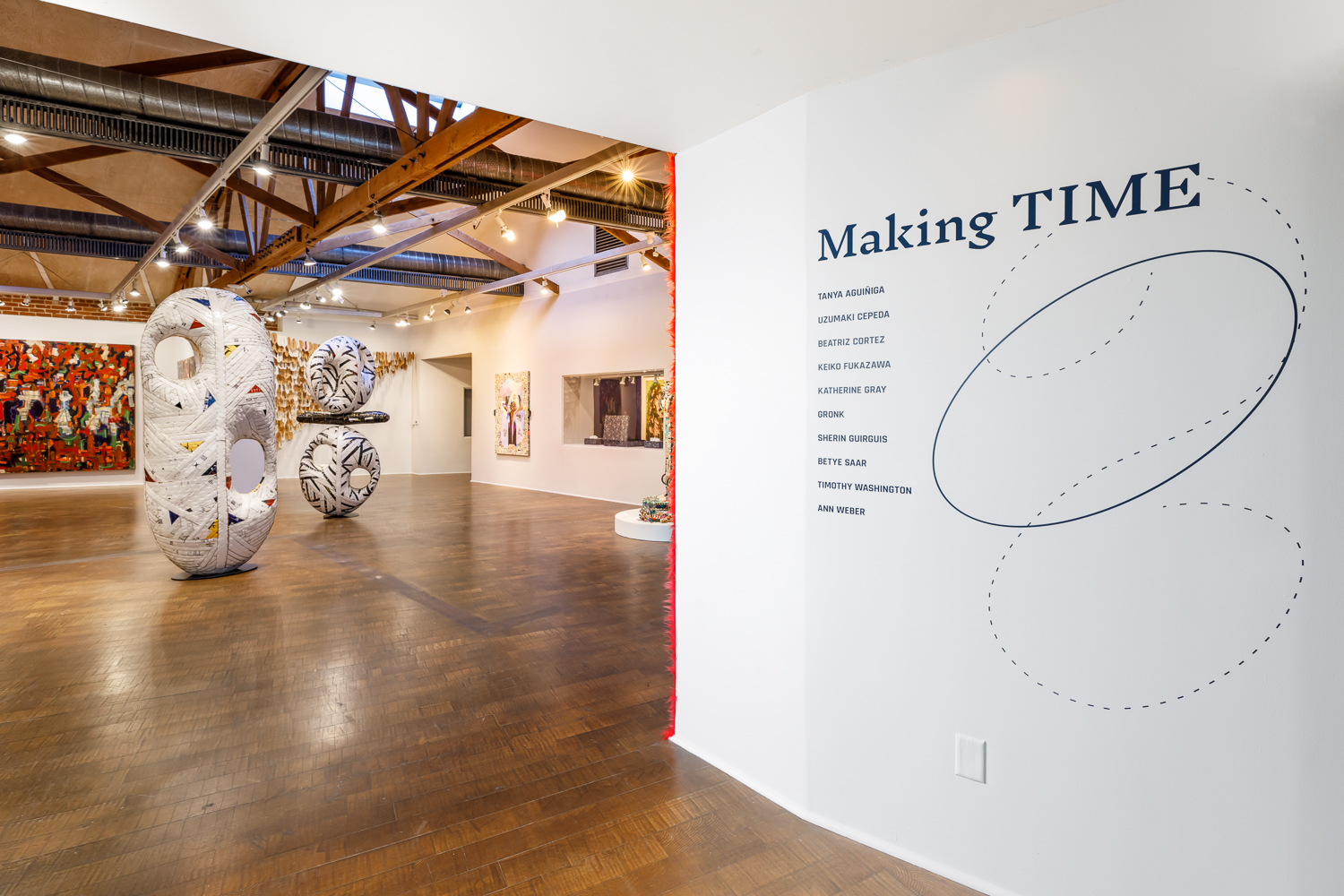 Making Time, installation view, 2021.