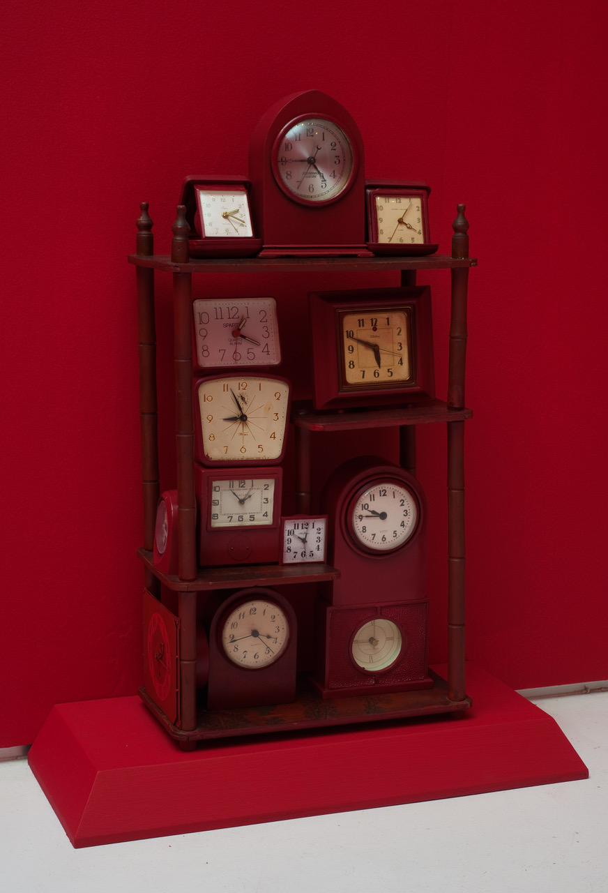 Betye Saar - Red Clock Tower, 2011