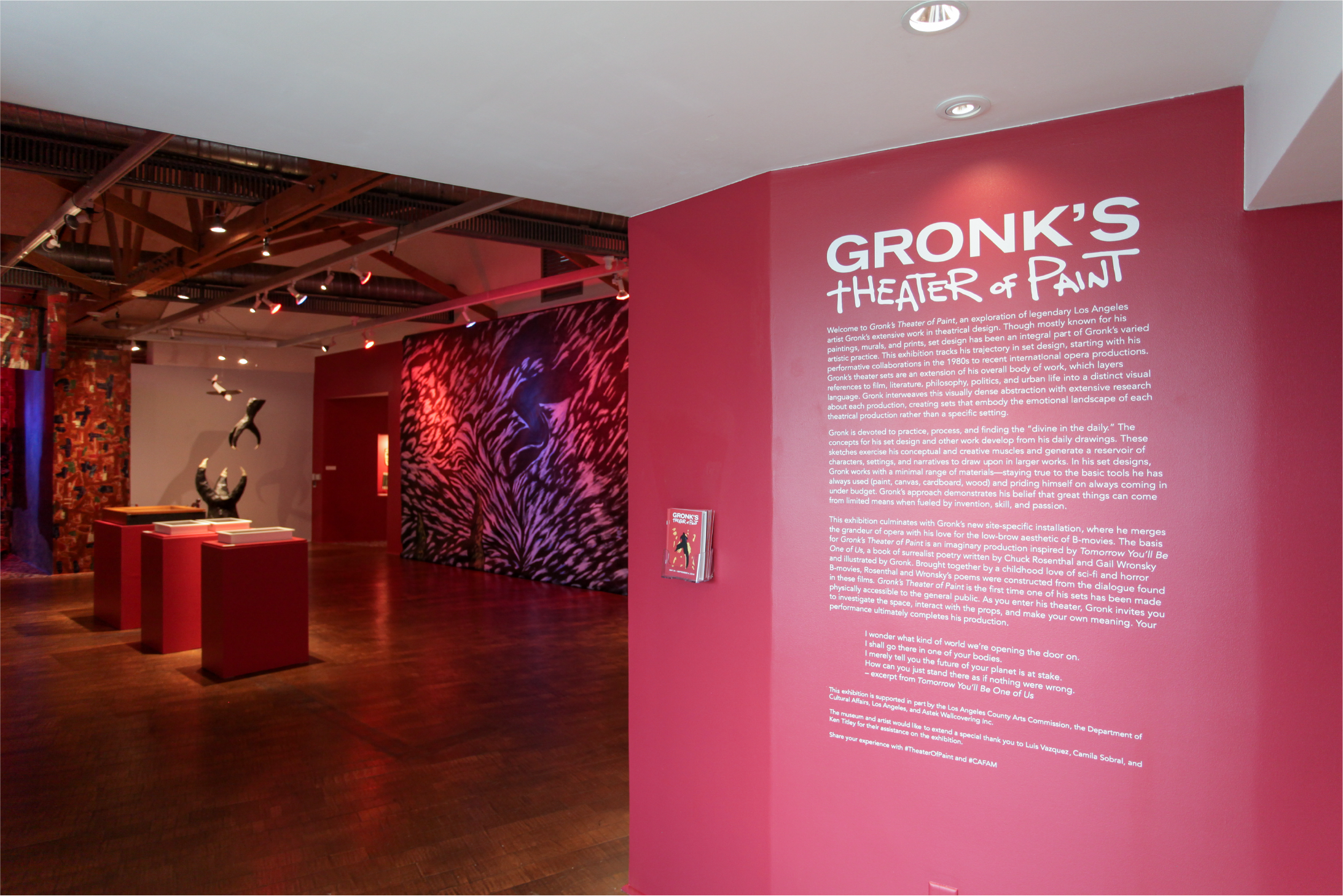 Gronk’s Theater of Paint, installation view, 2016.