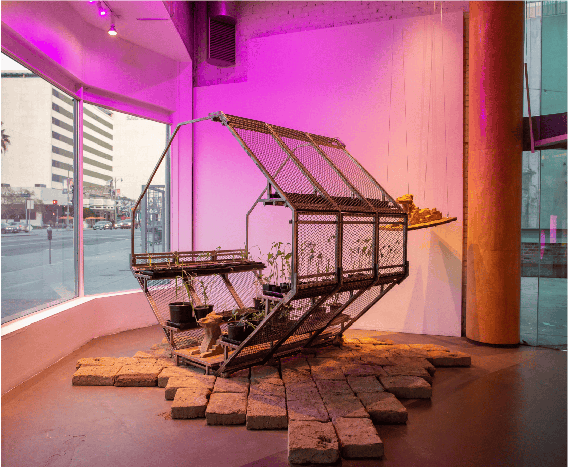 Beatriz Cortez & Rafa Esparza: Nomad 13, installation view, 2019.