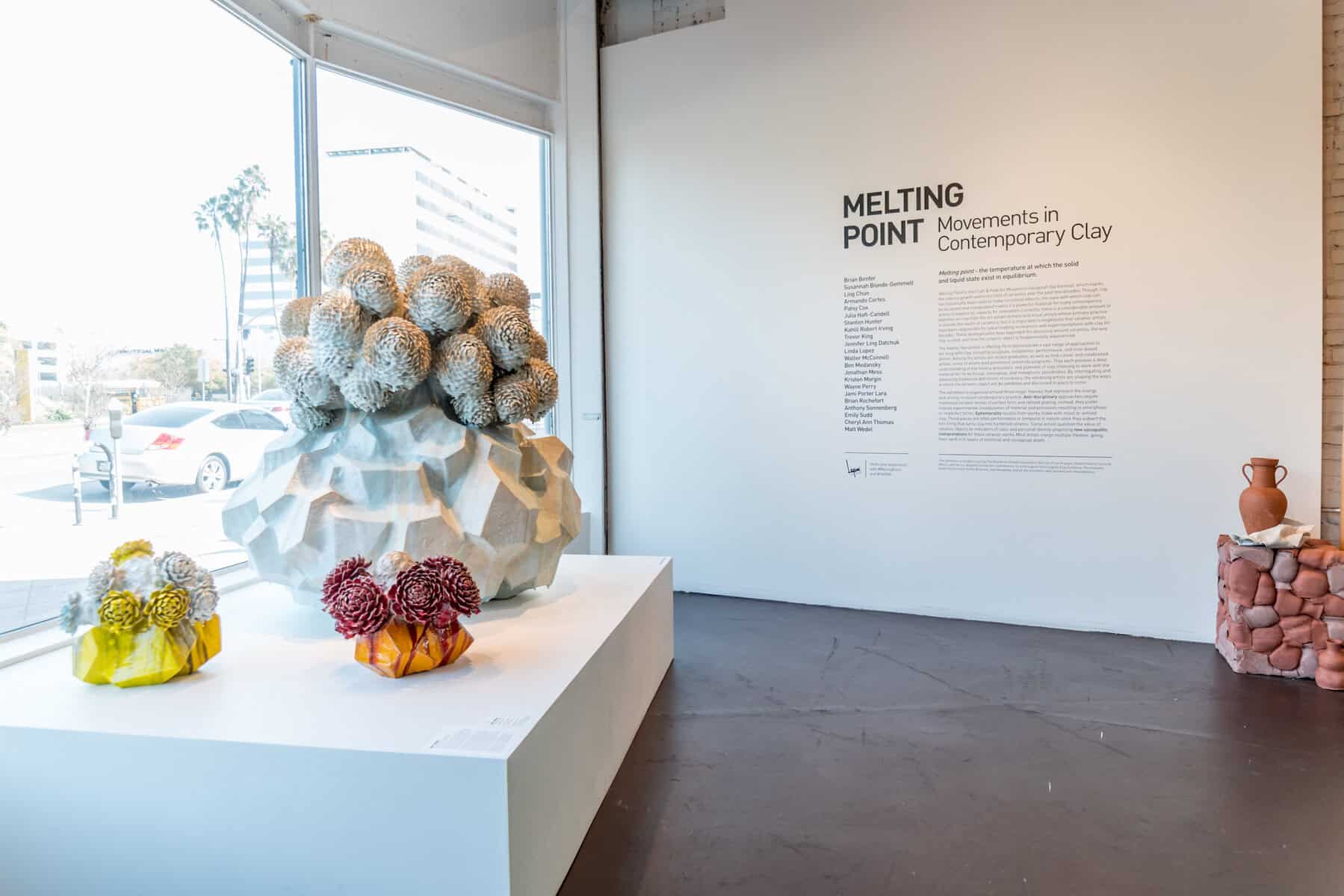 Melting Point: Movements in Contemporary Clay, installation view, 2018.