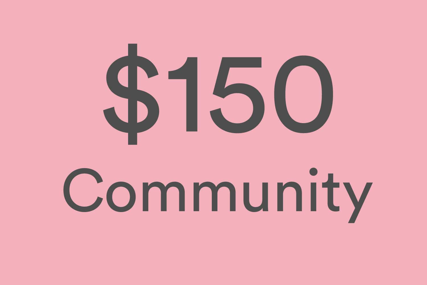 FY27-Community-$150
