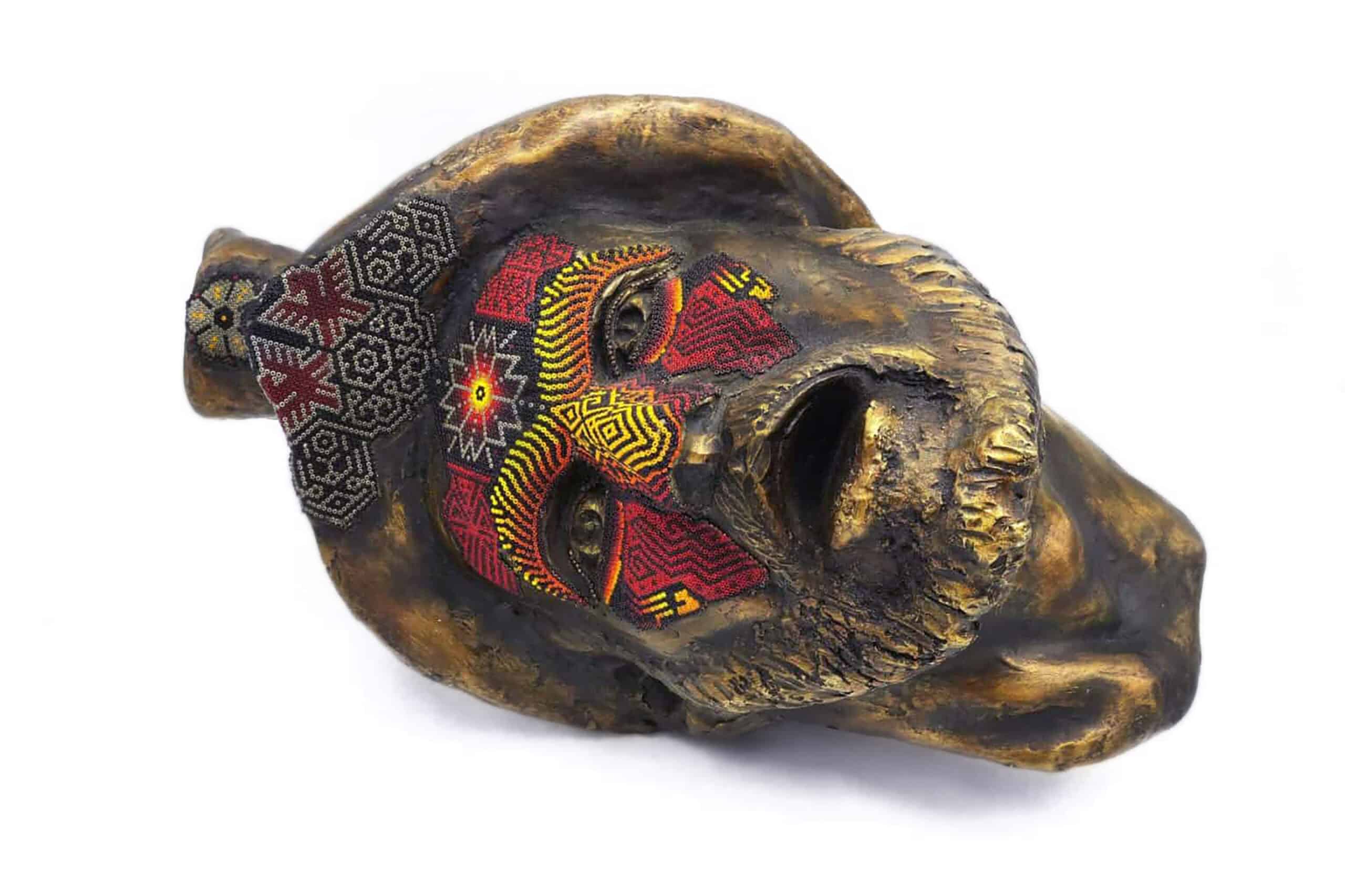 Carlos Castro Arias
Tío, 2023
Resin, beads and pigment
13 4/5 × 13 4/5 × 15 7/10 in